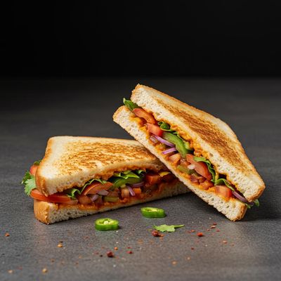 Veg Tandoori Sandwich